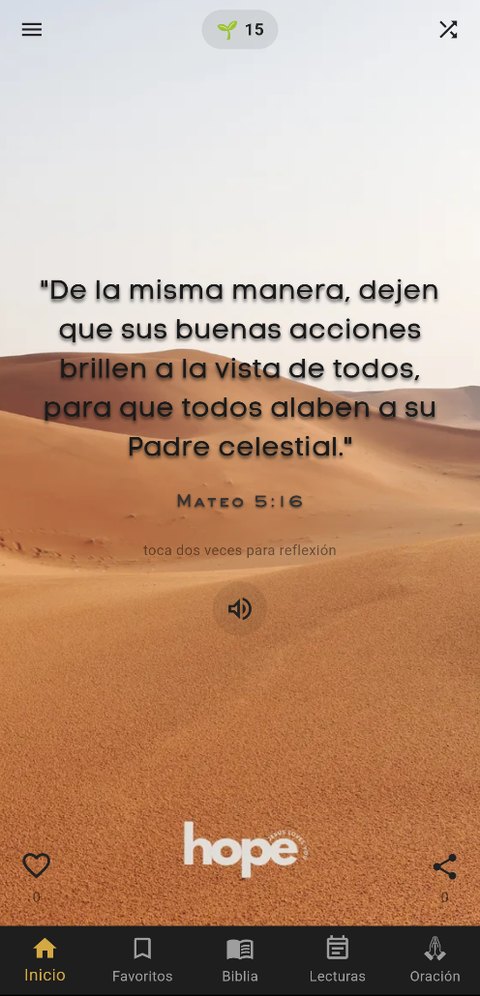 Versículo diario sobre fondo